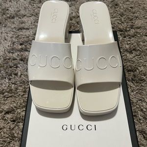 Gucci rubber sandals